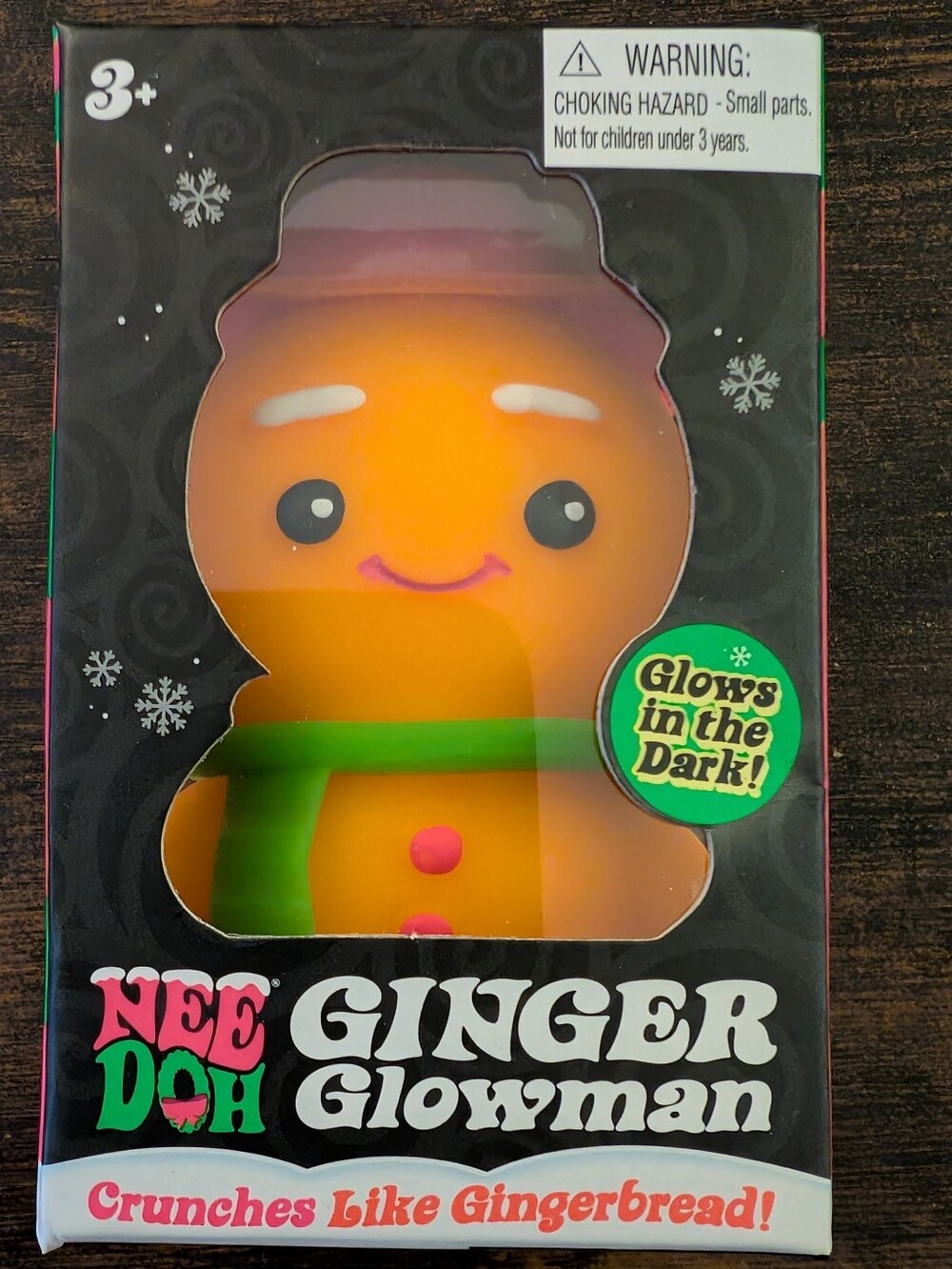 Ginger Glowman Kids Toy - Orange Glow (Glows in the Dark)